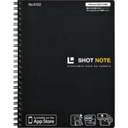 ショットノート ツインリングタイプ Lサイズ 黒 9122
