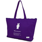 K2190 B5 [HAPI+TAS×miffy 折りたたみトートバッグ フーアーユーパープル]