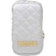 BSMP02SV [スマートフォンポーチ 「Oaksleaf」ONWARD×iBUFFALO コラボ企画商品 キルティングサテンタイプ シルバー]