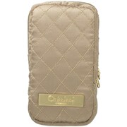 BSMP02GD [スマートフォンポーチ 「Oaksleaf」ONWARD×iBUFFALO コラボ企画商品 キルティングサテンタイプ ゴールド]