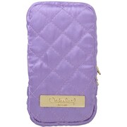 BSMP02PU [スマートフォンポーチ 「Oaksleaf」ONWARD×iBUFFALO コラボ企画商品 キルティングサテンタイプ パープル]