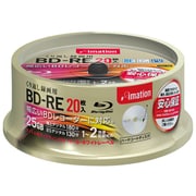 録画用BD-RE 書換型 1-2倍速 片面1層 25GB 20枚 パールホワイトレーベル ガイドライン付き BDREV25BWA20S