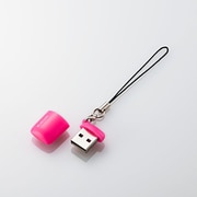 microSD専用メモリリーダライタ シングルタイプ 超小型 ピンク MR-SMC07PN