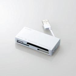 ヨドバシ Com エレコム Elecom Mr K010wh ケーブル収納メモリカードリーダ Sd Ms Cf対応 ホワイト 通販 全品無料配達