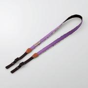 カメラ用ネックストラップ“U.style” 花柄 パープル DGS-ICH001PU
