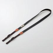 カメラ用ネックストラップ“U.style” ドット柄 ブラック DGS-ICH002BK