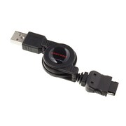 SW-CA01-MKFS/BK [USB巻き取り充電ケーブルブラック]