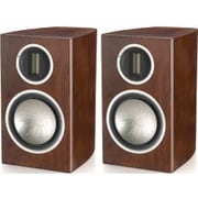 2ウェイ ブックシェルフ型スピーカー ペア ダークウォールナット GOLD GX100-DW