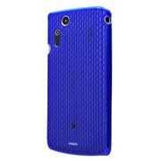 EPA03-004BL [Xperia acro（エクスペリア アクロ）用メッシュクリスタルケース クリアブルー]