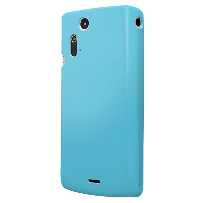 EPA03-005BL [Xperia acro（エクスペリア アクロ）用UVコーティングケース スカイブルー]