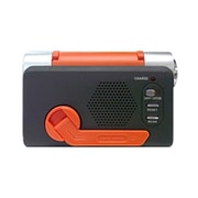 CB-G412OR ダイナモラジオ手回し充電器 OR