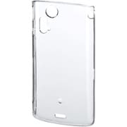 PDA-XP7CL [Xperia acro（エクスペリア アクロ） IS11S/SO-02C用 クリアハードケース 液晶保護フィルム付 クリア]