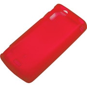 RX-XPACRO03CR [Xperia acro（エクスペリア アクロ） IS11S/SO-02C用 TPUセミハードケース 液晶保護フィルム付 クリアレッド]