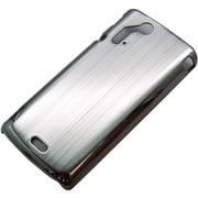 RX-XPACRO07SV [Xperia acro（エクスペリア アクロ） IS11S/SO-02C用 PCハードケース 液晶保護フィルム付 メタルシルバー]