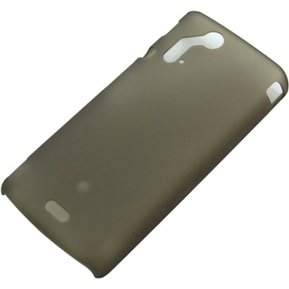 RX-XPACRO13SB [Xperia acro（エクスペリア アクロ） IS11S/SO-02C用 PCハードケース 液晶保護フィルム付 スモークブラック]