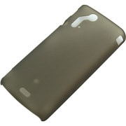 RX-XPACRO13SB [Xperia acro（エクスペリア アクロ） IS11S/SO-02C用 PCハードケース 液晶保護フィルム付 スモークブラック]