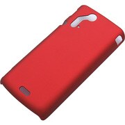 RX-XPACRO16RR [Xperia acro（エクスペリア アクロ） IS11S/SO-02C用 PCハードケース 液晶保護フィルム付 ラバーレッド]
