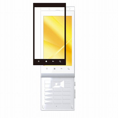BSEFGIS11SHBK [au AQUOS PHONE（アクオスフォン） IS11SH専用 液晶保護フィルム イージーフィット/光沢タイプ ブラック]