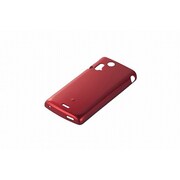 BSMPIS11SHRD [au Xperia acro（エクスペリア アクロ） IS11S専用 ハードケース 液晶保護フィルム付 レッド]