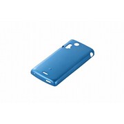 BSMPIS11SHBL [au Xperia acro（エクスペリア アクロ） IS11S専用 ハードケース 液晶保護フィルム付 ブルー]