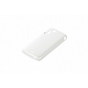 BSMPIS11SHWH [au Xperia acro（エクスペリア アクロ） IS11S専用 ハードケース 液晶保護フィルム付 ホワイト]
