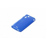 BSMPIS11STBL [au Xperia acro（エクスペリア アクロ） IS11S専用 TPUケース 液晶保護フィルム付 ブルー]