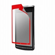 BSEFIS11SRD [au Xperia acro（エクスペリア アクロ） IS11S専用 液晶保護フィルム イージーフィット/反射防止タイプ レッド]