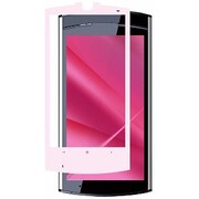 BSEFN06PK [MEDIAS WP（メディアス ウォータープルーフ） N-06C専用 液晶保護フィルム イージーフィット/反射防止タイプ ピンク]