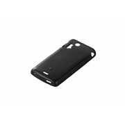 BSMPS02TBK [ドコモ Xperia acro（エクスペリア アクロ） SO-02C専用 TPUケース 液晶保護フィルム付 ブラック]