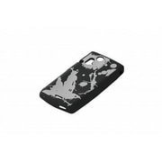 BSMPS02DSBK [ドコモ Xperia acro（エクスペリア アクロ） SO-02C専用 シリコンケース 液晶保護フィルム付 ブラック]