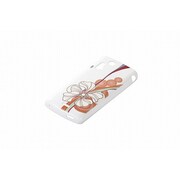 BSMPS02DC5 [ドコモ Xperia acro（エクスペリア アクロ） SO-02C専用 デザインケース 液晶保護フィルム付 フラワーホワイト]