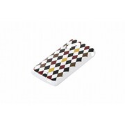 BSMPS02DC6 [ドコモ Xperia acro（エクスペリア アクロ） SO-02C専用 デザインケース 液晶保護フィルム付 アーガイルブラック]