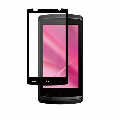 BSEFGIS11TBK [REGZA Phone（レグザフォン） IS11T専用 液晶保護フィルム イージーフィット/光沢タイプ ブラック]