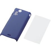 PD-SOX3PVRBU [docomo Xperia TM acro SO-02C用シェルカバー マット ブルー]