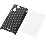 PD-SOX3PVPBK [docomo Xperia TM acro SO-02C用シェルカバー パンチング ブラック]