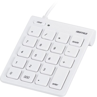 Mac専用テンキーボード ホワイト BSTK08MWH