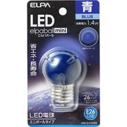 LDG1B-G-G252 [LED電球 E26口金 ブルー LED elpaball mini（エルパボｰル ミニ）]