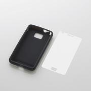docomo GALAXY S II SC-02C用シリコンケース ブラック PD-SCS2SCBK