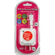 スマートフォン AC充電器 白 PS-SWH