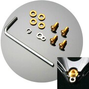 GI-301G [ギルドデザインiPhone4用ケース対応 アルミボルトセット ゴールド]