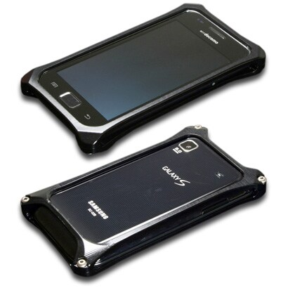GALAXY S 用ケース ソリッドバンパー for GALAXY S ブラック GG-100B