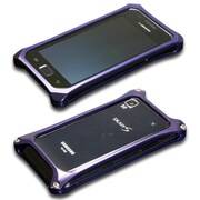 GALAXY S用ケース ソリッドバンパー for GALAXY S パープル GG-100PU