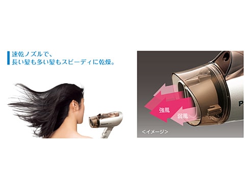 ヨドバシ.com - パナソニック Panasonic マイナスイオンドライヤー ホワイト イオニティ EH-NE23-W 通販【全品無料配達】