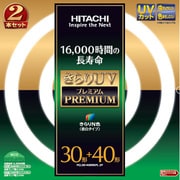 丸形蛍光灯 きらりUVプレミアム きらりN色 30形+40形(28W+38W) 各1本入 FCL3040ENKPL