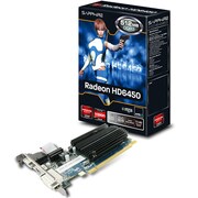 HD6450 512M DDR3 PCI-E HDMI/DVI-D/VGA グラフィックボード 11190-01-20G (VD4243)