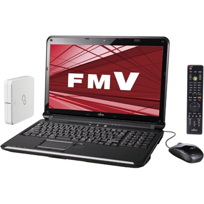 LIFEBOOK AHシリーズ 15.6型ワイド液晶/HDD640GB/DVDスーパーマルチドライブ シャイニーブラック FMVA52DAB