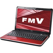 LIFEBOOK AHシリーズ 15.6型ワイド液晶/HDD640GB/DVDスーパーマルチドライブ ルビーレッド FMVA42DR