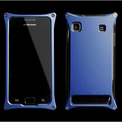 GALAXY S SC-02B専用アルミジャケット ブルー MA-GJ03-BL