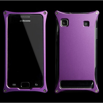 GALAXY S SC-02B専用アルミジャケット パープル MA-GJ03-PP