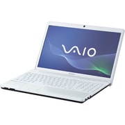 VAIO Eシリーズ 15.5型ワイド液晶/HDD640GB/DVDスーパーマルチドライブ ホワイト VPCEH18FJ/W